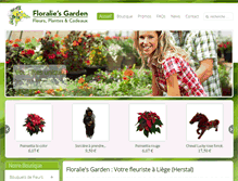 Tablet Screenshot of floraliesgarden.be